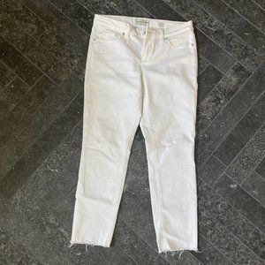 Lucky Brand Lolita Skinny White Jeans size 6
